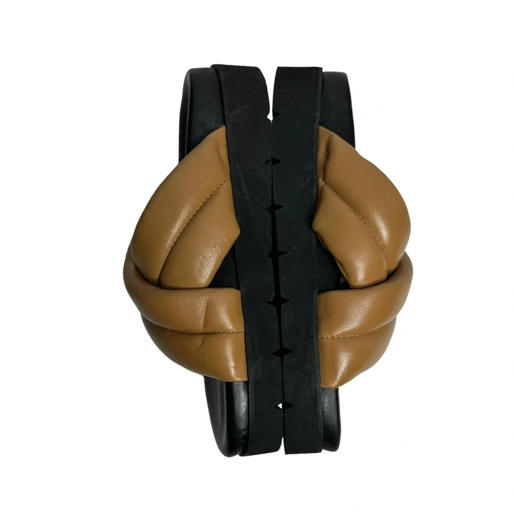 NEW Seychelles Driving Force Platform Sandal in Tan Leather 6